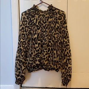 Cheetah blouse